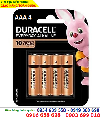 Duracell MN2400, Pin AAA 1.5v Alkaline Duracell MN2400-LR03 (Vỉ 4viên) MẪU MỚI)
